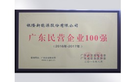 2016廣東民營(yíng)企業(yè)100強(qiáng)